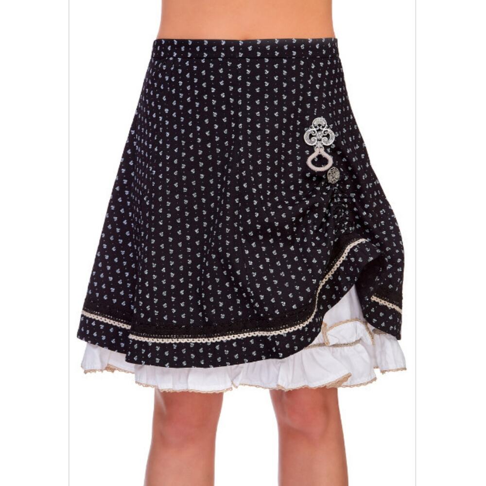 Mar Jo Skirt Women 18 German country western cowgirl Prairie cottagecore ruffles
